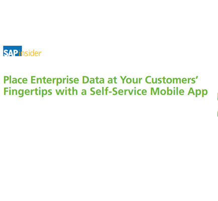 Place Enterprise Data at Your Customer's Fingertips with a Self-Service Mobile App