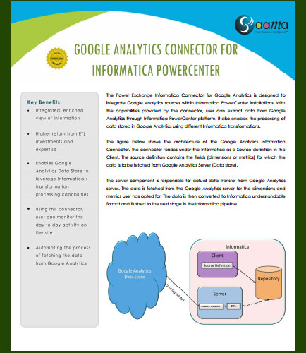 Google Analytics Connector For Informatica Powercenter