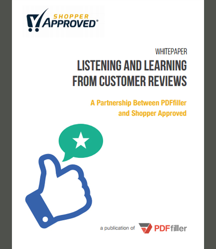 Listening and Learning from Customer Reviews