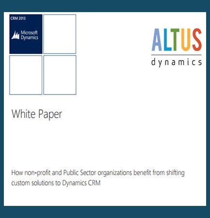 How Non-Profit and Public Sector Organizations Benefit from Shifting Custom Solutions to Dynamics CRM