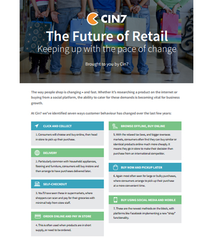 The Future of Retail: Keeping up With the Pace of Change