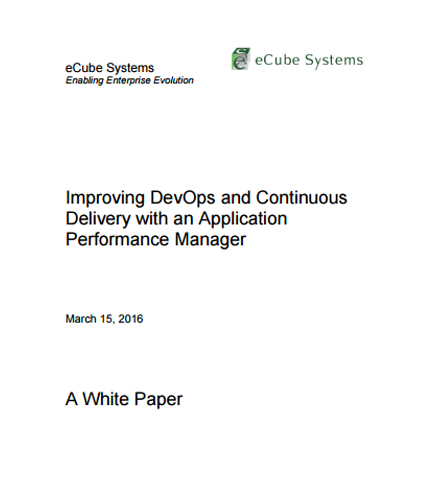 Using Application Performance Managers for DevOps and Continuous Delivery