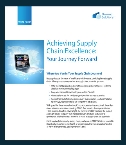 Achieving Supply Chain Excellence : Your Journey Forward