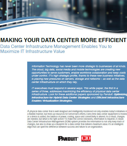 Data Center Infrastructure Management Enables You to Maximize IT Infrastructure Value