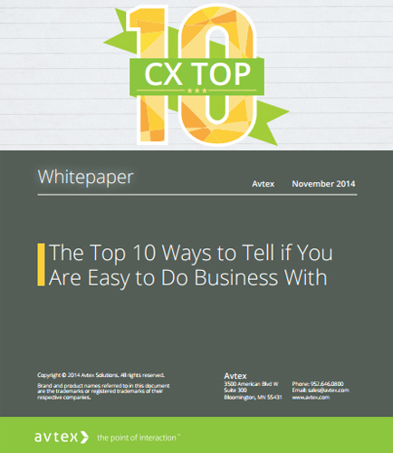 The Top 10 Ways to Tell if You  Are Easy to Do Business With