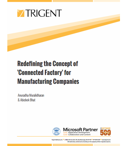 Redefining the Concept of Connected Factory for Manufacturing Companies