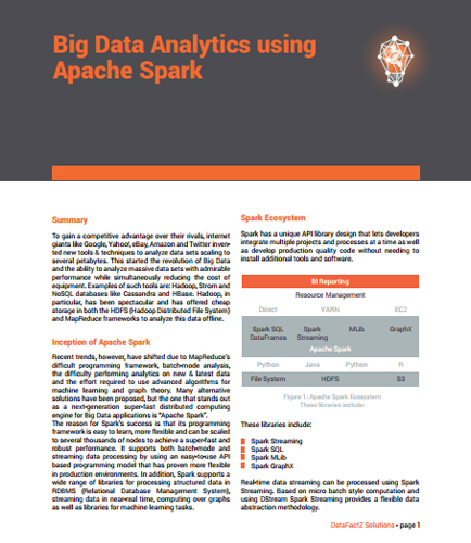 Big Data Analytics using Apache Spark