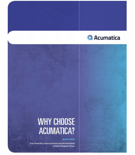 Why Choose Acumatica?