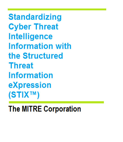 Standardizing Cyber Threat Intelligence Information with the Structured Threat Information Expression