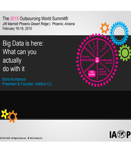 Big Data is Here: What can you actually do with it