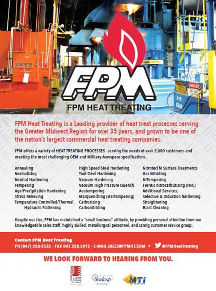 FPM Heat Treating Best in the Midwest