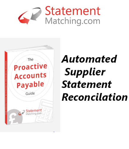 Proactive Reconciliation of Supplier Accounts