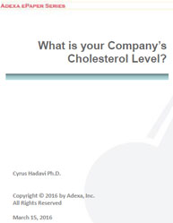What is your Company's Cholesterol Level?