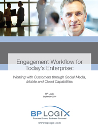 Customer Engagement Workflow for Enterprises Through Social Media, Mobile and Cloud Capabilities