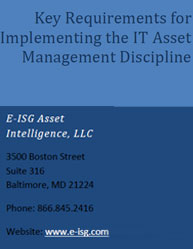 Key Requirements for Implementing the IT Asset Management Discipline