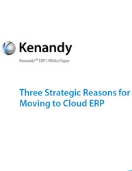 Three Strategic Reasons for Moving to Cloud ERP