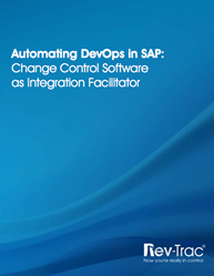 Automating DevOps in SAP: Change Control Software as Integration Facilitator