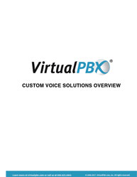 Custom Voice Solutions overview