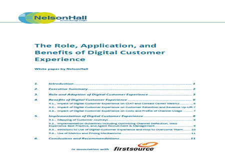 The Role, Application and Benefits of Digital Customer Experience