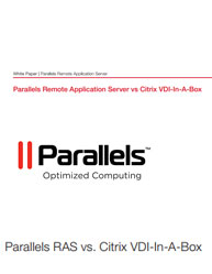 Parallels Remote Application Server vs Citrix VDI-In-A-Box