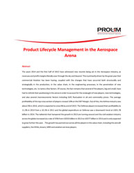 Product Lifecycle Management in the Aerospace Arena