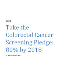 Take the Colorectal Cancer Screening Pledge: 80% by 2018