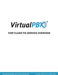 VirtualPBX: VoIP clear fix service overview