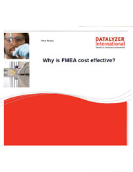 Why is FMEA cost effective?